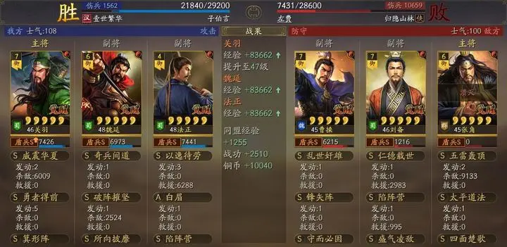 三國志戰略版關羽勇者盾陣容攻略